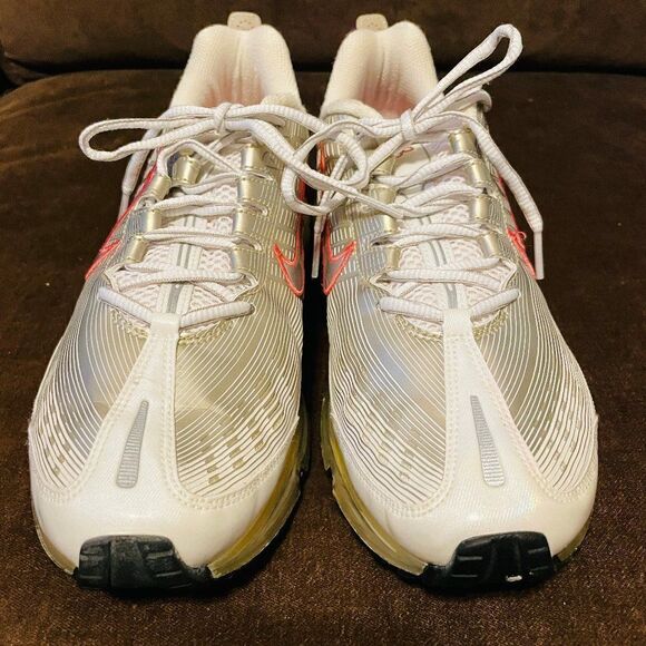 Mint Vintage NIKE AIR MAX 360 Champagne White Coral Pink Tight Air Bladders - Picture 2 of 11